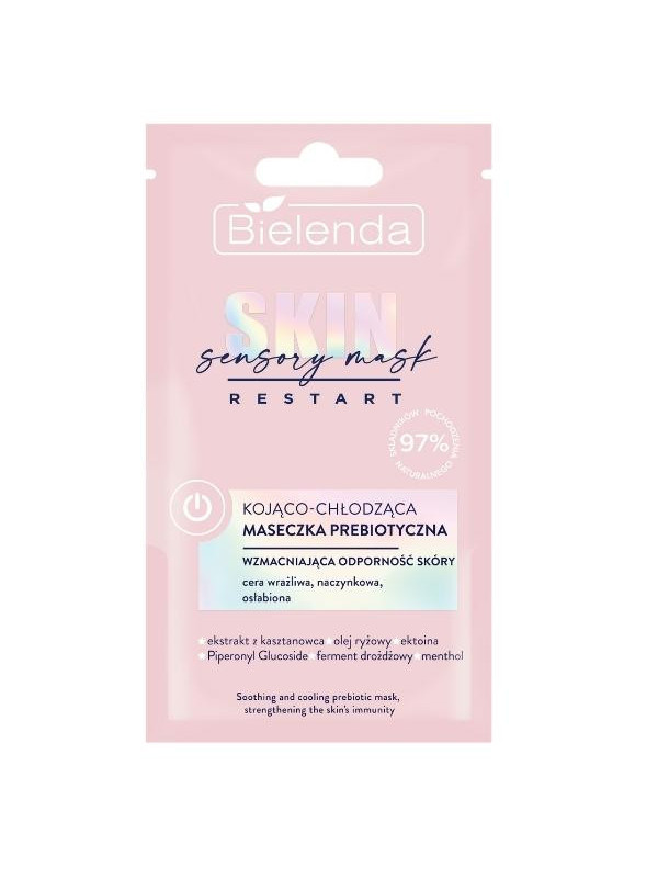 Bielenda Skin Restart Sensory Mask заспокійлива та охолоджуюча пребіотична маска