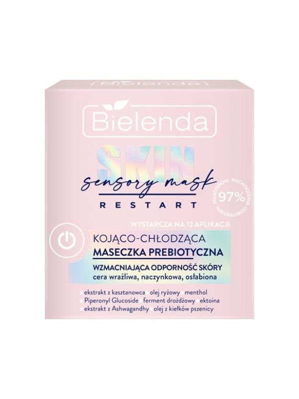 Bielenda Skin Restart Sensory Mask kojąco-chłodząca Maseczka prebiotyczna