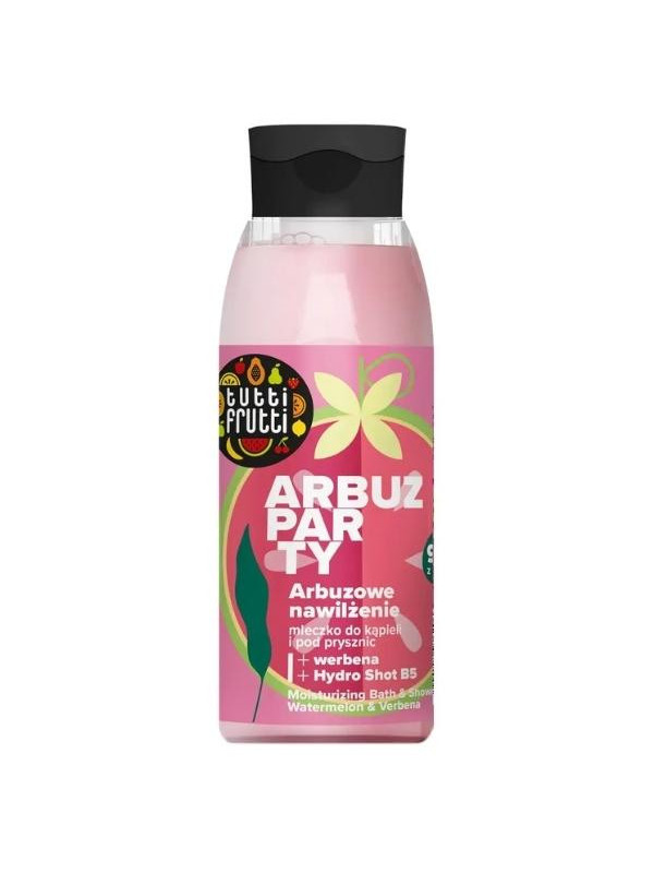 Farmona Tutti Frutti Watermelon Party зволожуюче молочко для ванни і душу Кавун і Вербена + Hydro Shot B5 400 мл