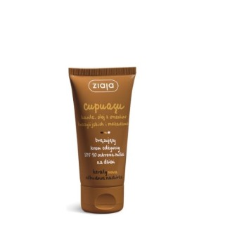 Бронзуючий крем для обличчя Ziaja Cupuacu живильний SPF10 денний з низьким рівнем захисту 50 мл