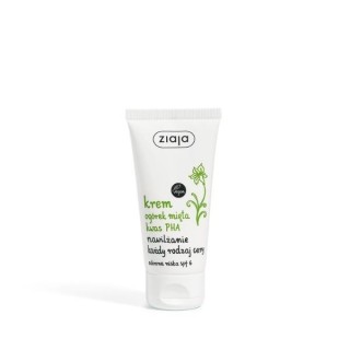Crème visage concombre menthe Ziaja acide PHA protection hydratante faible SPF6 50 ml