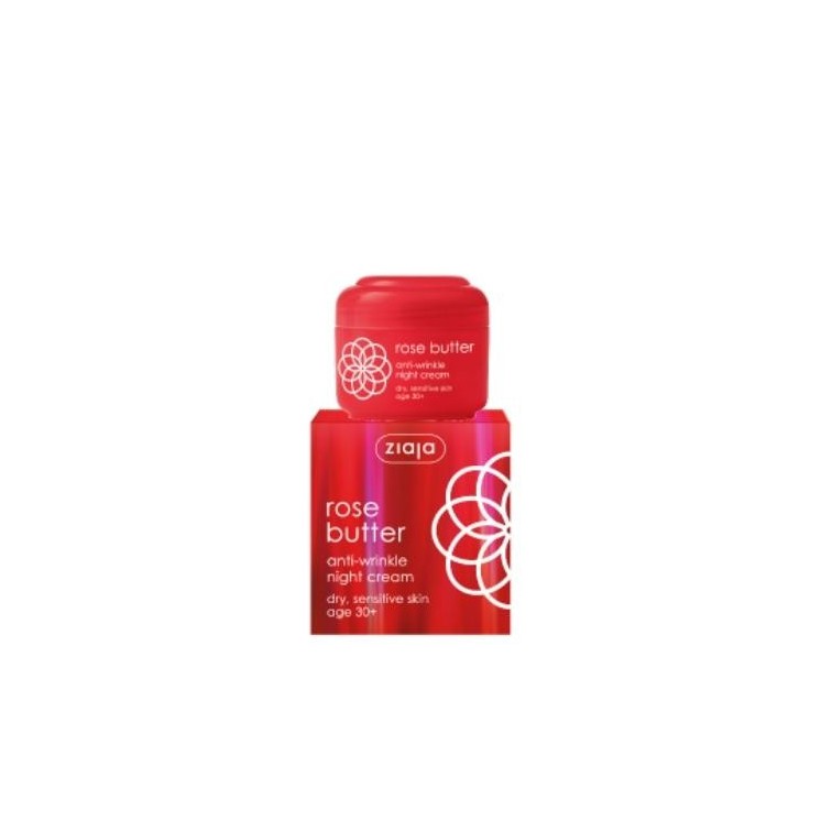 Crème de nuit anti-rides à la rose Ziaja 50 ml