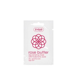 Омолоджувальна маска для обличчя Ziaja Rose 7 мл