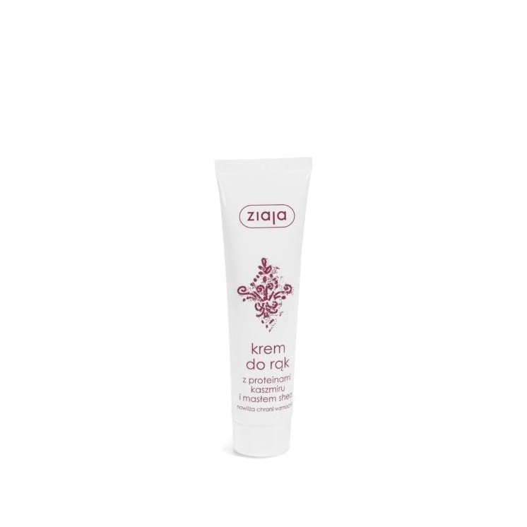 Ziaja Cashmere Hand Cream with Cashmere Proteins and Shea Butter 100 ml