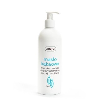Ziaja Kakaobutter-Körpermilch für normale, trockene und empfindliche Haut, 400 ml