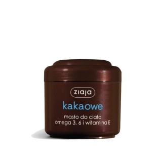 Beurre corporel au beurre de cacao Ziaja oméga 3, 6 et vitamine E 200 ml