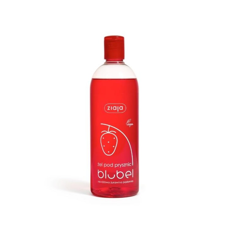 Gel douche Ziaja Blubel Canneberge Fraise 500 ml