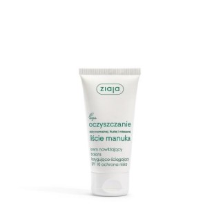 Ziaja Crème Nettoyante Visage Hydratante Correctrice-Astringente Équilibrante SPF10 Faible Protection 50 ml