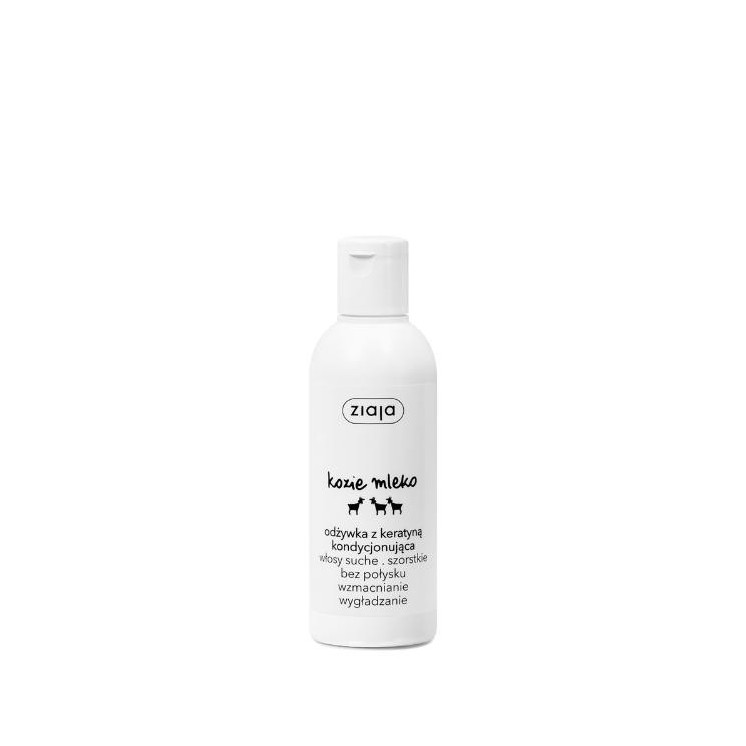 Après-shampoing au lait de chèvre Ziaja avec kératine 200 ml