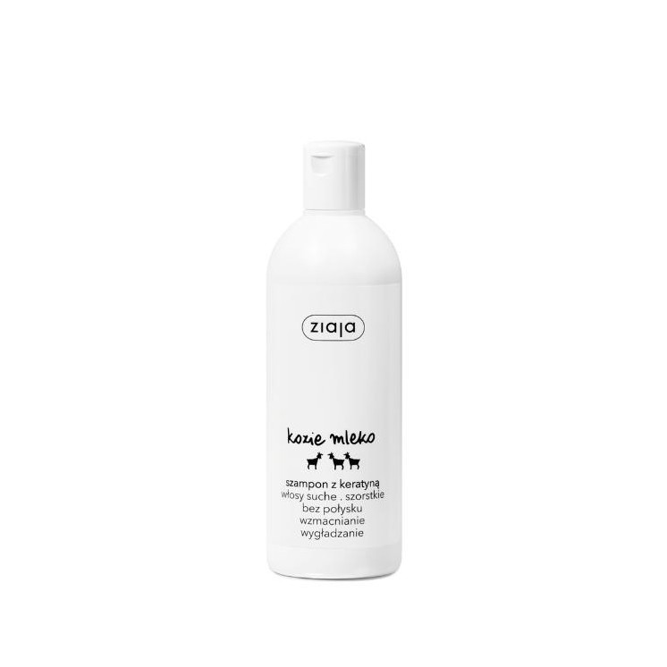 Shampoing au lait de chèvre Ziaja à la kératine 400 ml