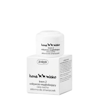 Ziaja Goat Milk Crème de nuit nourrissante et lissante pour le visage 50 ml