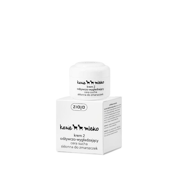 Ziaja Goat Milk Crème de nuit nourrissante et lissante pour le visage 50 ml