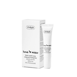 Crème contour des yeux au lait de chèvre Ziaja Compresse lactée 15 ml