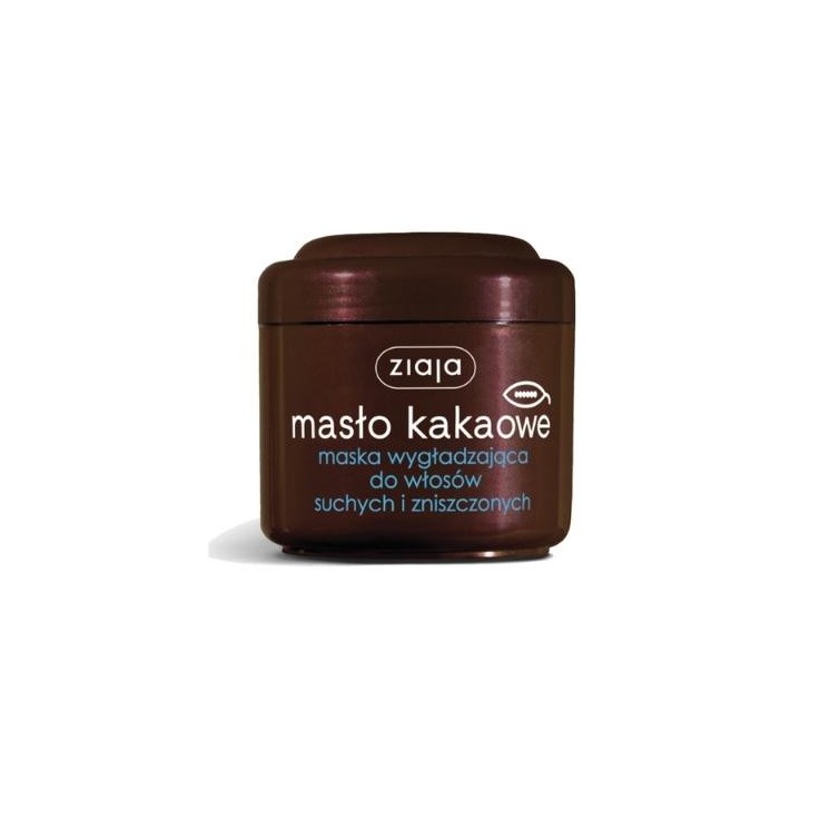 Ziaja Masque lissant au beurre de cacao pour cheveux secs et abîmés 200 ml
