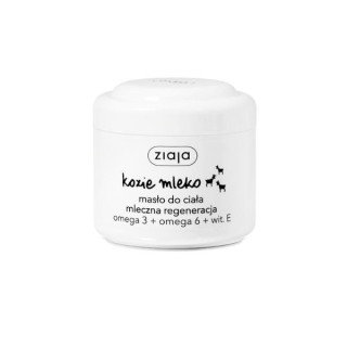 Beurre corporel régénérant au lait de chèvre Ziaja , oméga 3, oméga 6 et vitamine E, 200 ml