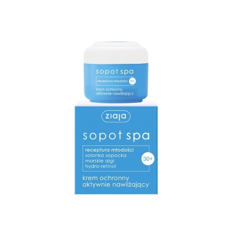 Ziaja Sopot Spa Crème protectrice visage hydratante active 50 ml