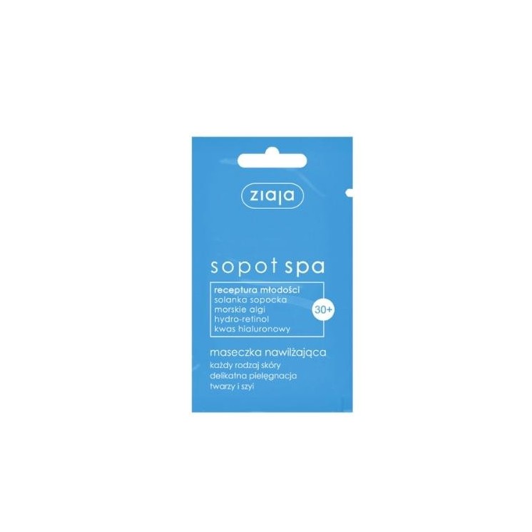 Ziaja Sopot Spa Masque visage hydratant pour tous types de peau 7 ml