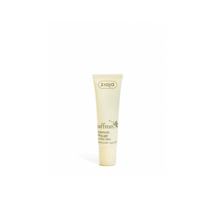 Gel Visage/Cou/Décolleté Ziaja Safran à l'Acide Hyaluronique Lifting 60+ 30 ml