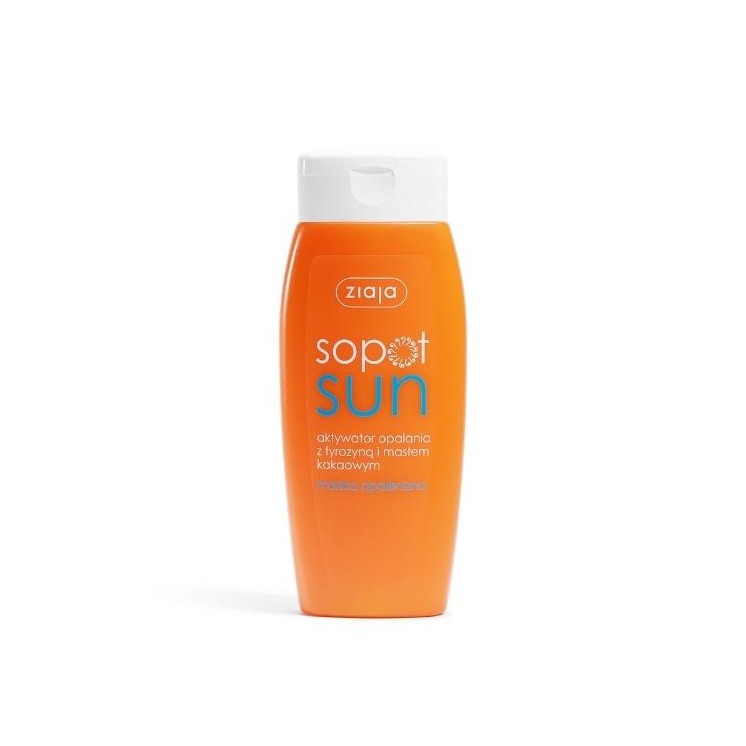 Activateur de bronzage Ziaja Sun à la tyrosine et au beurre de cacao 150 ml