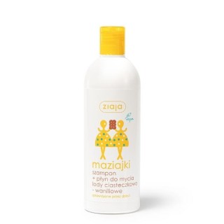 Ziaja Maziajki Shampoo + Wasmiddel koekje-vanille-ijs 400 ml