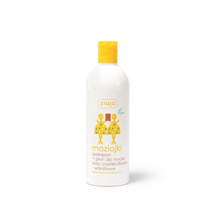 Ziaja Maziajki Shampoo + Wasmiddel koekje-vanille-ijs 400 ml