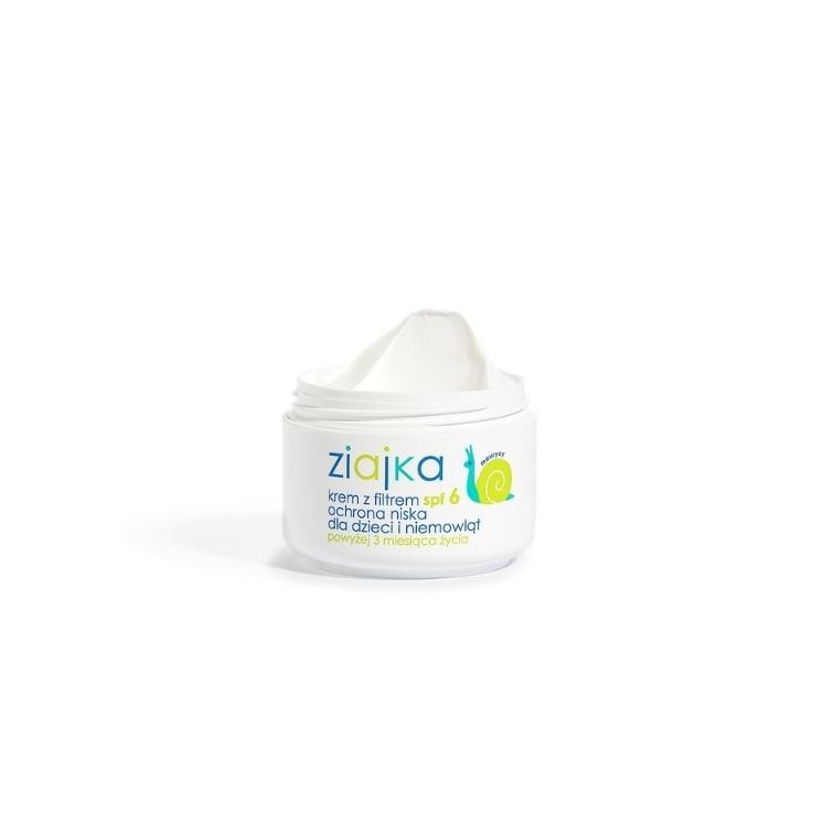 Crème Ziaja Ziajka avec filtre SPF6 faible protection pour enfants et nourrissons 50 ml