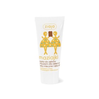 Dentifrice Ziaja Maziajki au fluor pour enfants de 6 ans et plus, dents de lait et dents permanentes 50 ml
