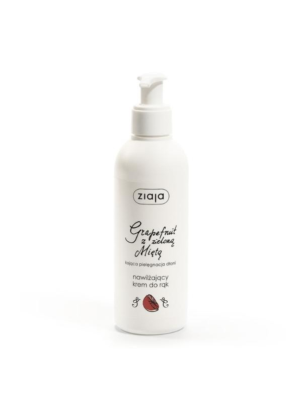 Ziaja moisturizing hand cream grapefruit with green mint 200 ml