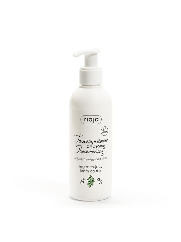 Ziaja regenerating hand cream tamarind with green orange 200 ml