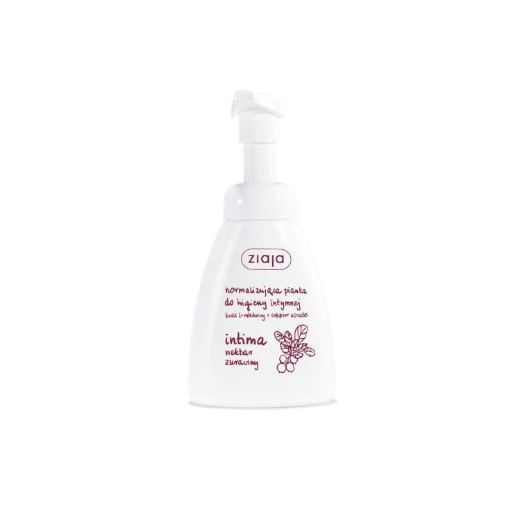 Ziaja Intima normalizująca Pianka do higieny intymnej Nektra Żurawiny 250 ml