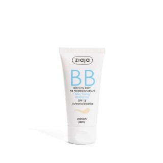 Ziaja BB actieve gezichtscreme tegen imperfecties voor de vette en gecombineerde huid SPF15 lichte tint 50 ml