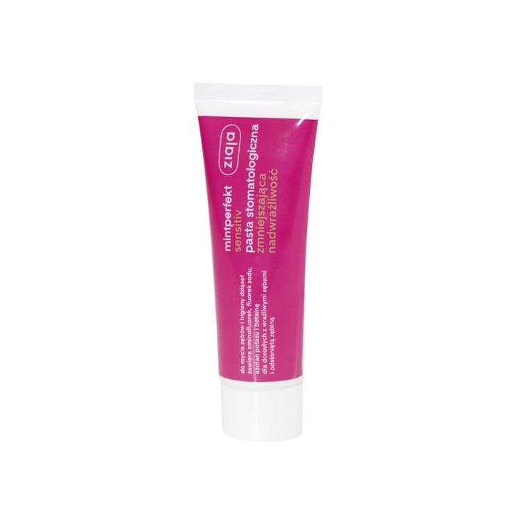 Ziaja Mintperfect Sensitiv Zahnpasta zur Reduzierung von Überempfindlichkeit, 75 ml