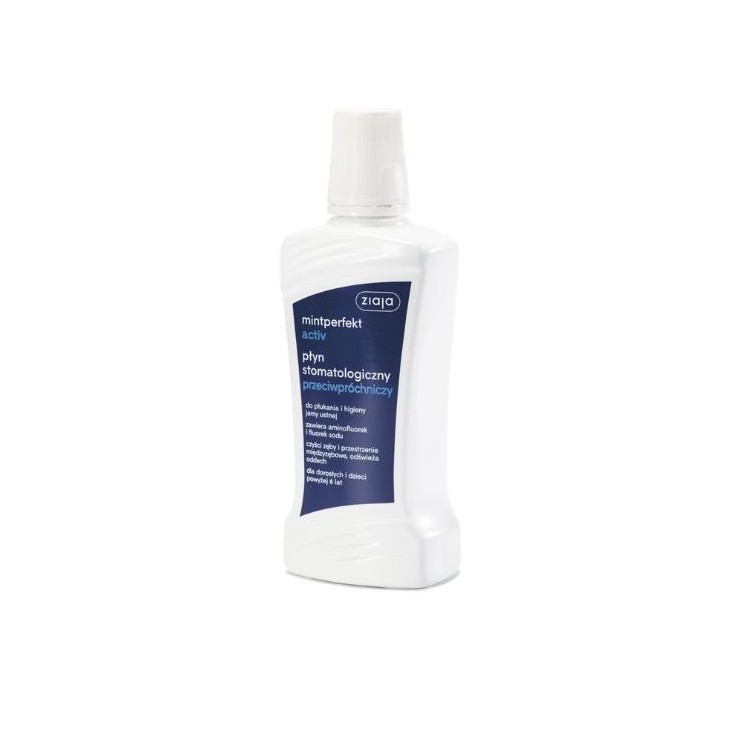Ziaja Mintperfect Activ Anti-cariës tandvloeistof 500 ml