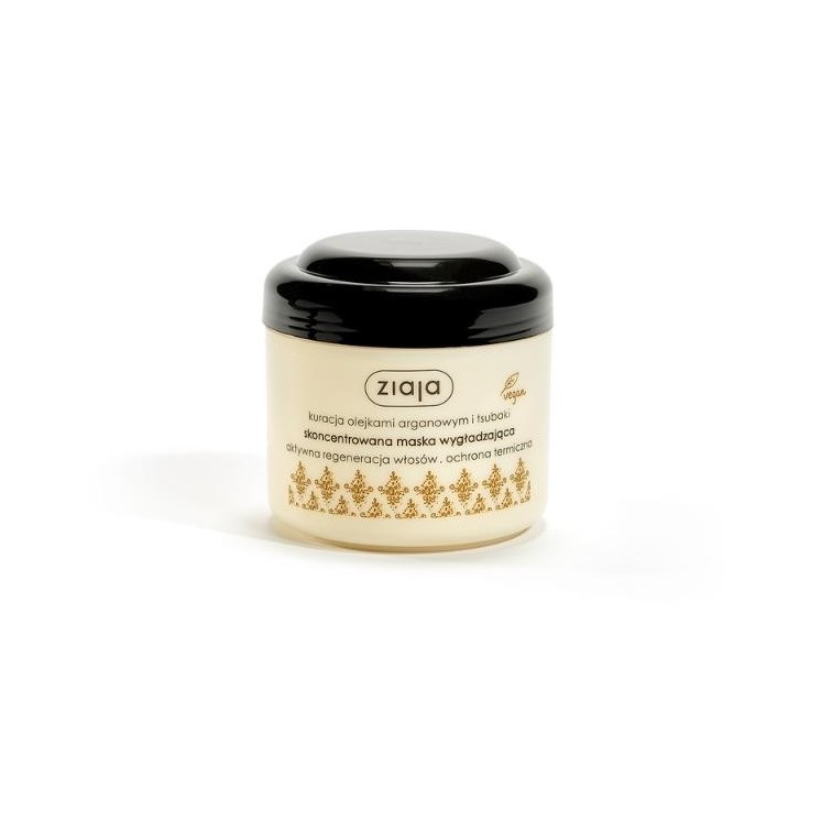 Ziaja Argan geconcentreerd Gladmakend haarmasker met argan- en tsubaki-oliën 200 ml
