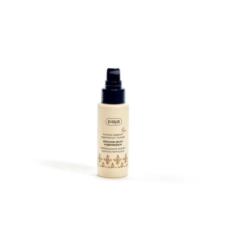 Sérum lissant pour cheveux Ziaja Argan Satin aux huiles d'argan et de tsubaki 50 ml