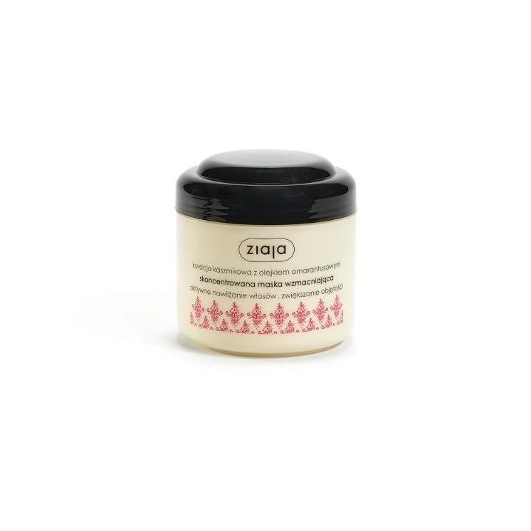 Masque capillaire Ziaja Cashmere Traitement fortifiant au cachemire à l'huile d'amarante 200 ml