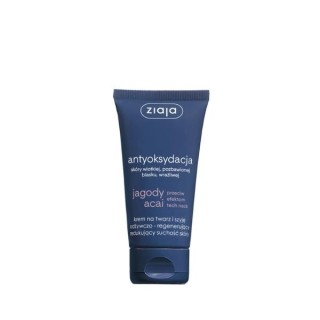 Ziaja Baies d'Açaï Crème nourrissante et régénérante visage et cou réduisant la sécheresse cutanée 50 ml Ziaja Baies d'Açaï Crème nourrissante et régénérante visage et cou réduisant la sécheresse cutanée 50 ml