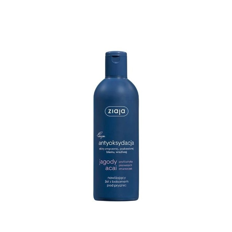 Gel douche hydratant aux baies d'açaï et baume Ziaja 300 ml