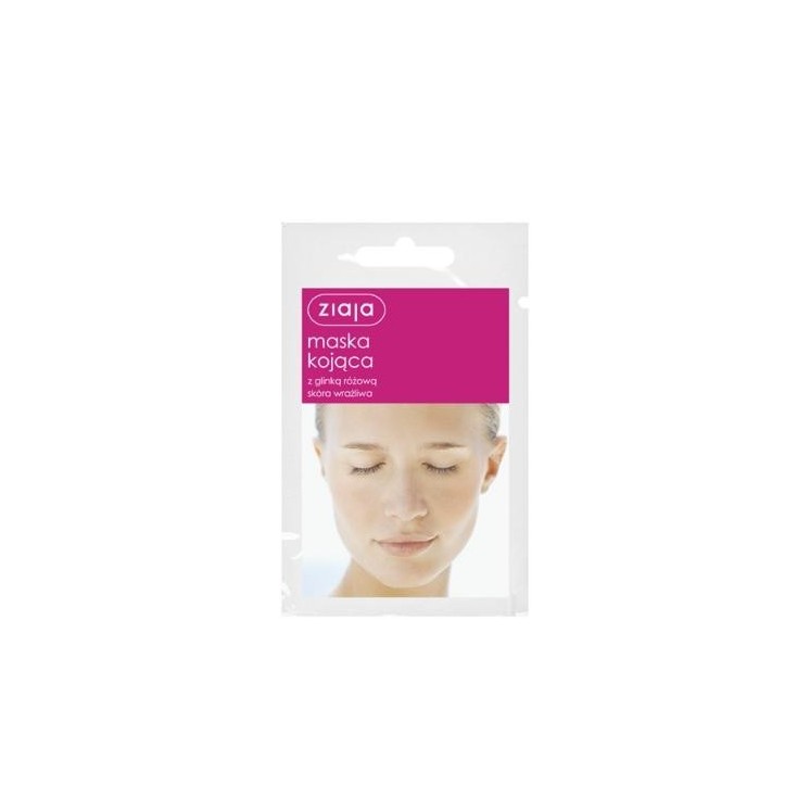 Ziaja Beruhigende Gesichtsmaske mit rosa Tonerde 7 ml
