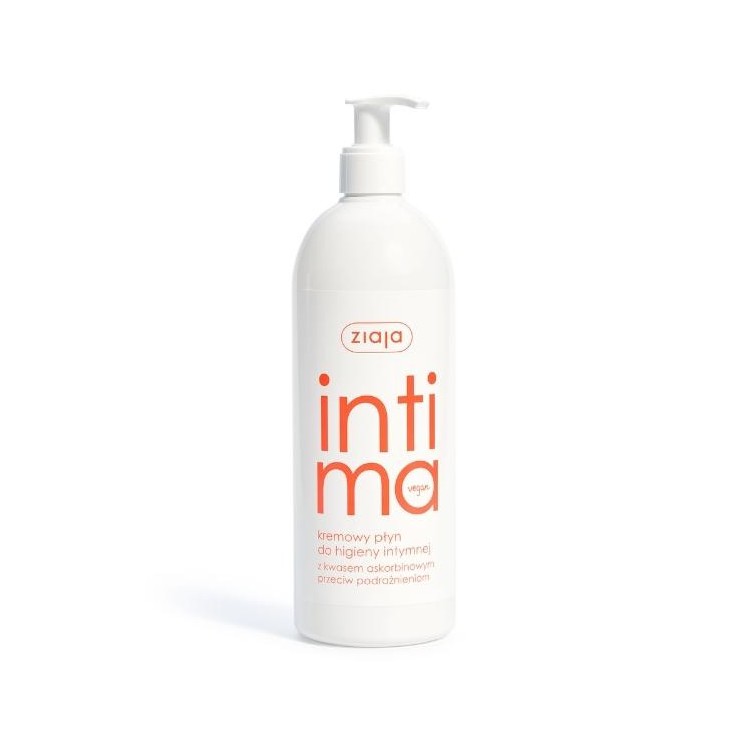 Ziaja Intima Fluide d'hygiène intime crémeux à l'acide ascorbique 500 ml
