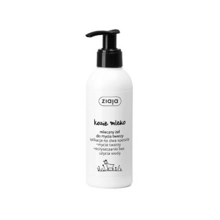 Gel nettoyant visage lacté au lait de chèvre Ziaja 200 ml