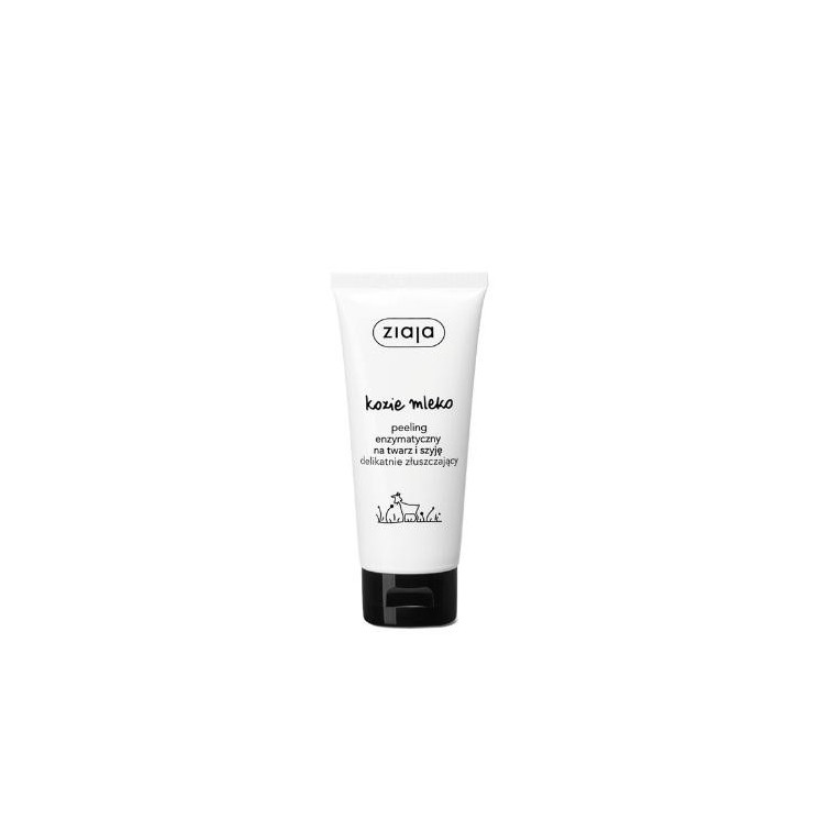 Ziaja Goat Milk Enzymatic Peeling Visage et Cou Exfoliant Doux 75 ml