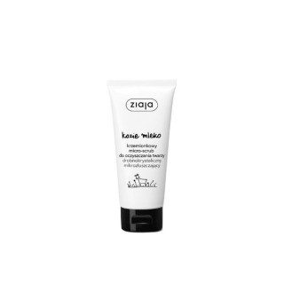 Ziaja Gommage Micro-Exfoliant au Lait de Chèvre et à la Silice pour le Nettoyage du Visage Micro-Exfoliant à Cristaux Fins 75 ml