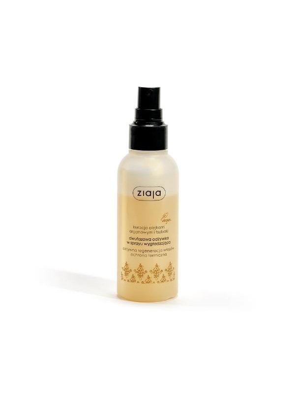 Ziaja Argan Biphasic spray conditioner gladmakende behandeling met argan- en tsubaki-oliën 125 ml