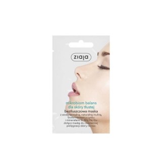 Ziaja Olievrij Gezichtsmasker Microbioombalans voor een Vette Huid 7 ml