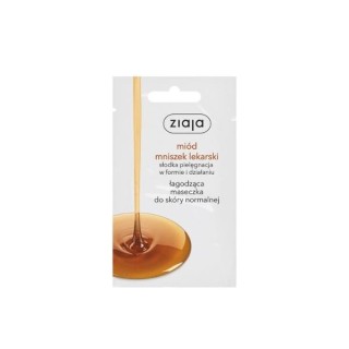 Ziaja Honey Dandelion Verzachtend gezichtsmasker voor de normale huid 7 ml