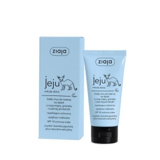 Ziaja Jeju білий денний мус для обличчя SPF10 з низьким рівнем захисту 50 мл