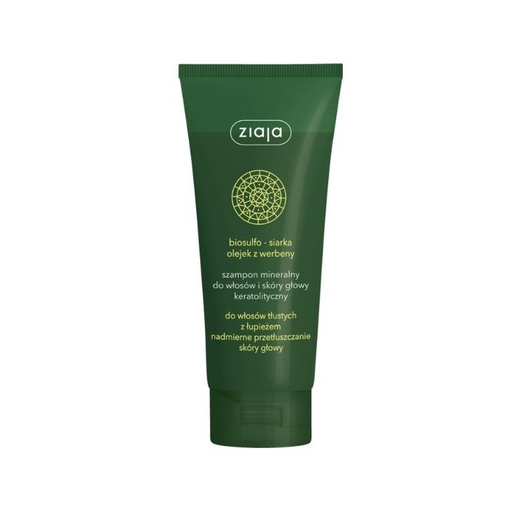 Ziaja Shampooing minéral kératolytique pour cheveux et cuir chevelu 200 ml