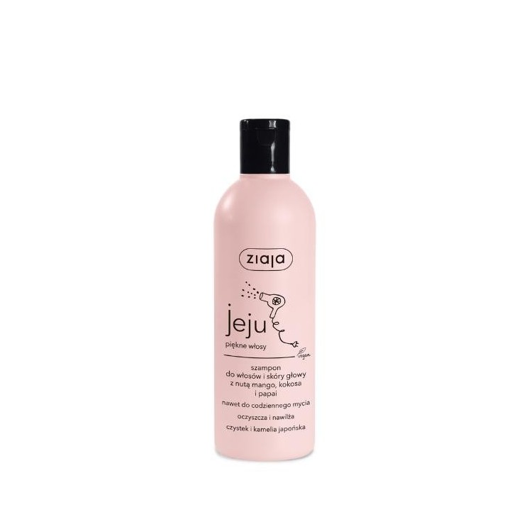 Ziaja Jeju Shampoing cheveux et cuir chevelu 300 ml