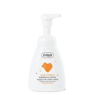 Mousse nettoyante corps et mains Ziaja Citrouille au gingembre 250 ml